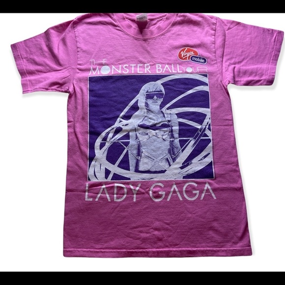 (GUC)- Lady Gaga, The Monster Ball 2009/2010 Tour Gyroscope T-shirt - Picture 1 of 2